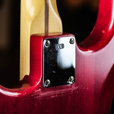 2005 Fender Highway One Stratocaster crimson red transparent image 14