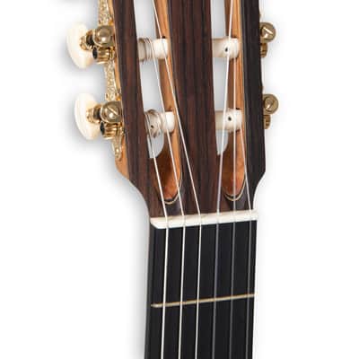 Manuel Rodriguez Signature Legacy Maestro Flamenco FF Sabicas Boca Spruce/Cypress 4/4 Size Cutaway 6-String Classical Acoustic-Electric Guitar w/Luxury Case image 16