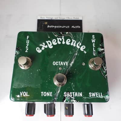 Prescription Electronics Experience Octave Fuzz Effects Pedal Green Swirl w/Box image 2