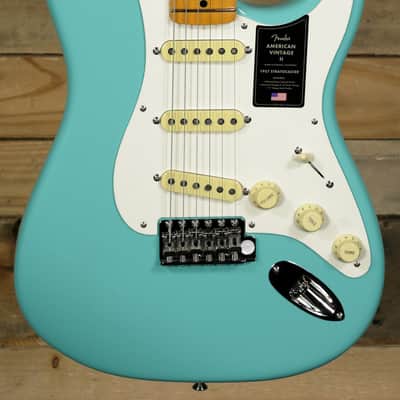 Fender American Vintage II 1957 Stratocaster Sea Foam Green w/ Case image 2