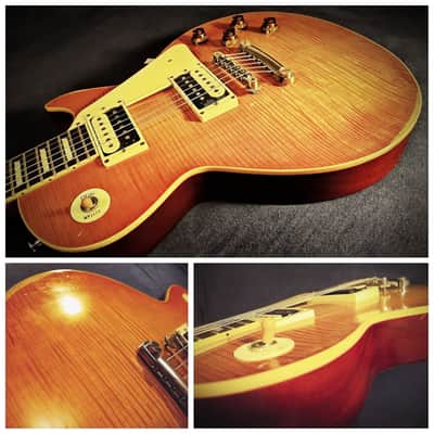 Edwards by ESP E-LP 135 ALS/RE - Single Cut laquer relic Lemon Burst image 7