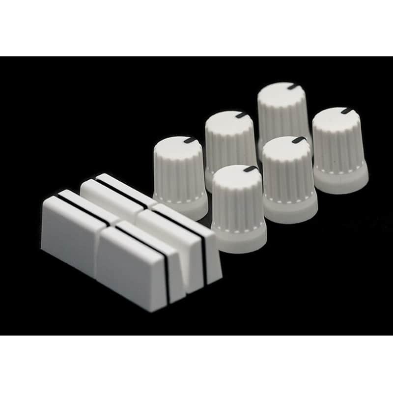 DJ TECHTOOLS Chroma Caps Pack Lite White Austauschpotiknöpfe für DJ-Controller und Mixer image 1