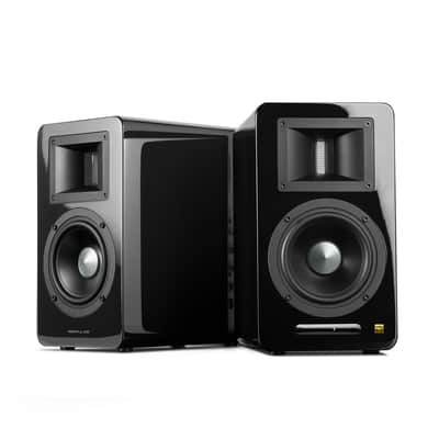 AirPulse A100 Hi-Res Audio Certified Active Speaker System Built-in Amplifier - Pair Black image 5
