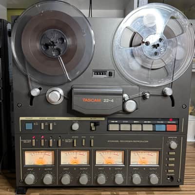 TASCAM 22-4 4-Channel Reel to Reel Recorder – Serviced – Tested – AS IS image 1