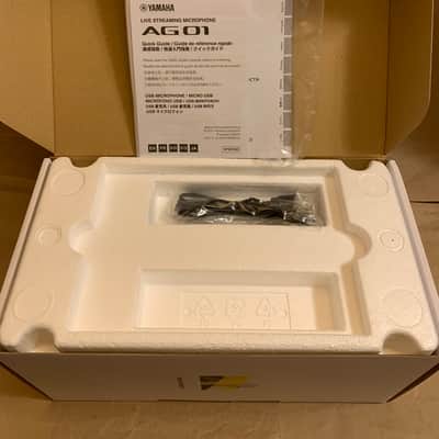 Yamaha AG01 Streaming Loopback Audio USB Microphone 2022 - Present - White NEW in box image 12