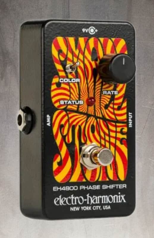 EHX ELECTRO-HARMONIX SMALL STONE ANALOG PHASE SHIFTER PEDAL - FREE PATCH CABLE image 1