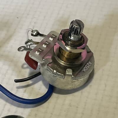 2020's Era Korean Charvel Pro Mod Style 1 Guitar Complete Electronics Volume Pot Jack image 4