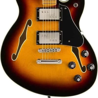 Squier Classic Vibe Starcaster Electric Guitar, with 2-Year Warranty, 3-Color Sunburst, Maple Fingerboard image 2