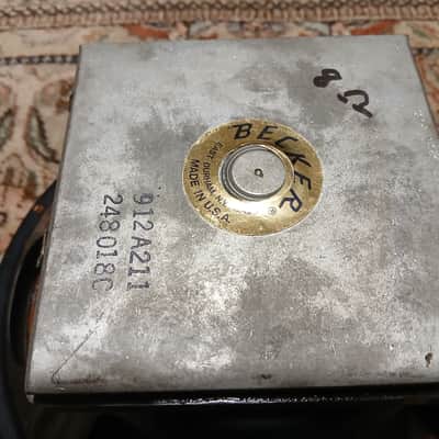 Becker 12" 8 ohm Bass Speaker Heavy Magnet Excellent Condition 70s-80s image 3