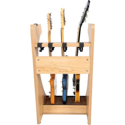 Gator Frameworks Elite Series 3 to 4-Space Guitar & Instrument Case Combo Rack Natural Maple Matte Finish image 9