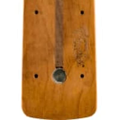 Fender Roasted Maple Jazz Bass Neck, 20 Medium Jumbo Frets, 9.5", Maple, C Shape image 2