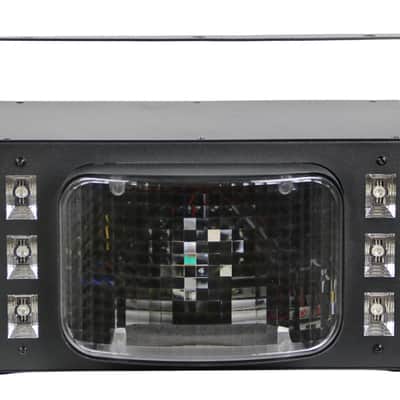 Gearlux 3-in-1 Strobe/UV Derby Light 10-Watt 2PCS RGBW CREE LEDs and 12PCS UV+White LED image 1
