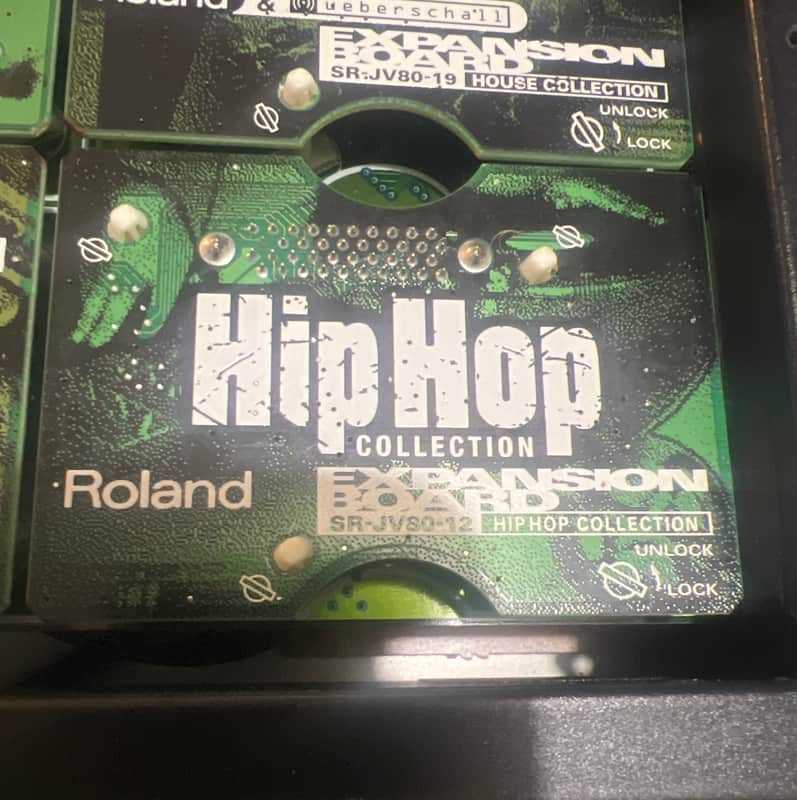 Roland SR-JV80-12 Hip Hop Expansion Board 1990s - Green image 1