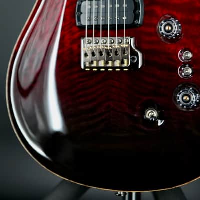 PRS Limited Edition Custom 24 Mango Top 2026 - FIRE RED BLACK FADE image 6