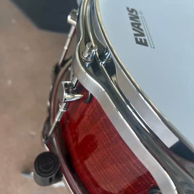 Vintage RARE Sonor Hilite 7x14" Snare Drum in "Red Maple" image 6