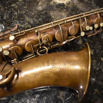 Pierret Super "Artiste" Tenor 1953-1958 Dark Vintage Brass Saxophone image 14