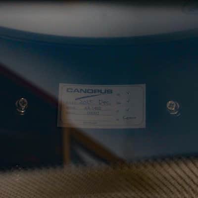 Canopus 6x14" Aluminum Alloy Snare Drum - Jet Black image 8