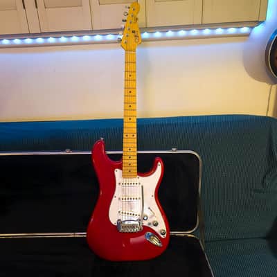 G&L S-500 US made 1995 - Transparent Red image 1