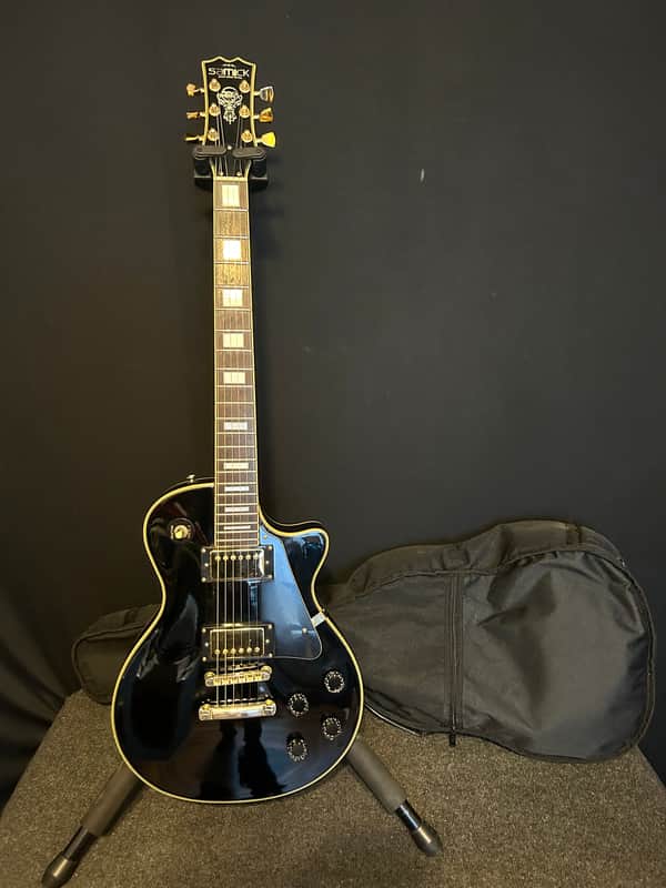 Samick Artist Series Les Paul Black Electric Guitar Black Beauty