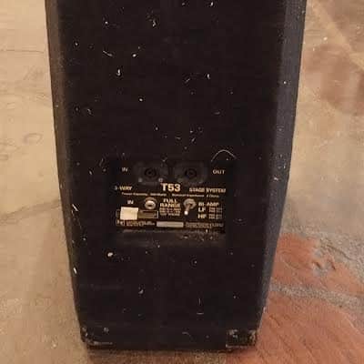 EV T53 BiAmpable Three Way Stage System - Black image 2