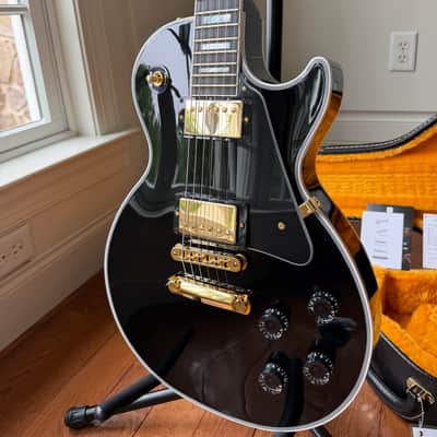 2026 Gibson Custom Shop Les Paul Custom - Ebony Black image 2