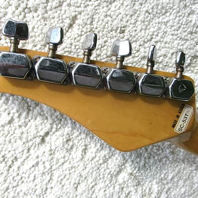 Cruise Stratocaster Guitar, 1980's, Made In Korea, White, Clean image 12