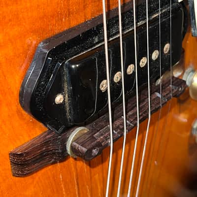 Great 1952 Gibson ES-350 Premier P-90 Archtop Jazz Guitar Sunburst, OHSC image 17