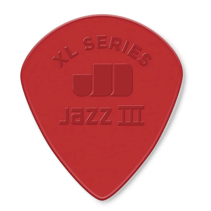 Dunlop 47RXLN Nylon Jazz III XL 1.38mm Guitar Picks (24-Pack) image 1