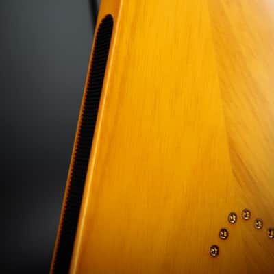 Epiphone '58 Korina Flying V 2023 - Aged Natural (White Pickguard) image 14