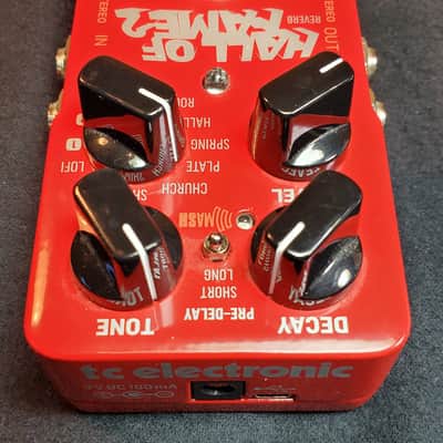 TC Electronic Hall Of Fame 2 Reverb Pedal 2020 - PRESENT - RED image 4
