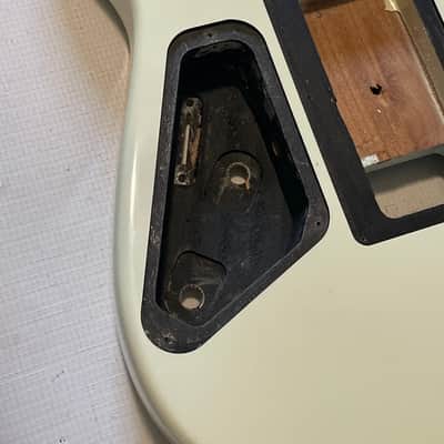 2017 Charvel Mexico San Dimas Pro Mod 2H White/Cream Guitar Body Floyd Ready image 14