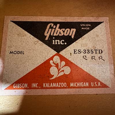 Gibson ES-335 CRR Country Rock Regular - Mono Version 1979 - Sunburst image 19