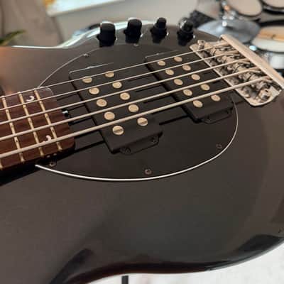 Music Man Bongo HH 5 2000s - Graphite Pearl image 7