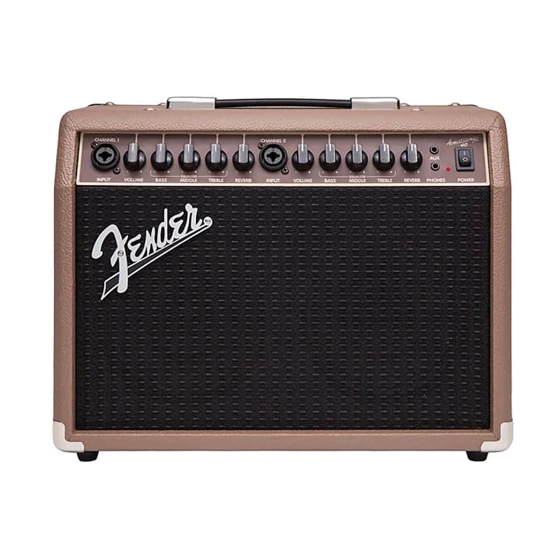 Fender Acoustasonic 40 2-Channel 40-Watt 2x6.5" Acoustic Guitar Amp image 1