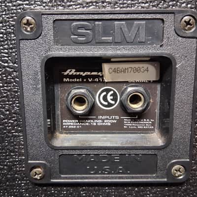 Ampeg V412 4x12 Straight Guitar Cabinet Original Excellent Condition image 5