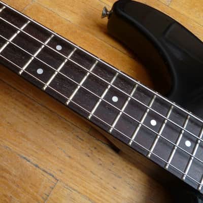 Fernandes Limited Edition Dinky Bass PJS-42 MIJ 1988 Black Lefty image 5