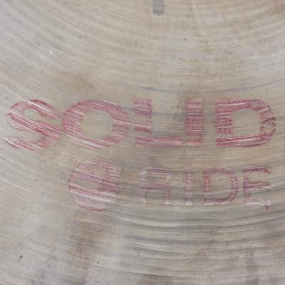 UFIP 20" Solid Ride 2528g Vintage Italian Rotocasting Ride Cymbal image 3