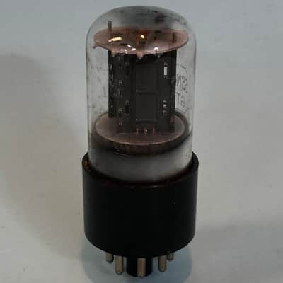 1951 Sylvania 6SN7GT Vintage 1950s Motorola Black Plate Chrome Base Tube! T542 image 3