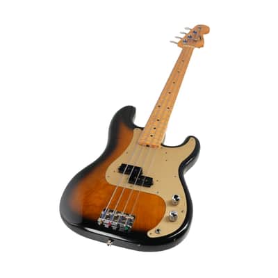 1982 Fender Japan Precision Bass '57 Reissue (PB57) - Two-Tone Sunburst - Gold Anodized Pickguard - Documented Studio Use by Max Martin & Marino Stoess image 19