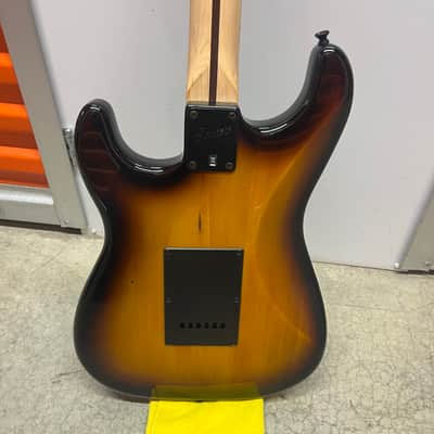 Squier Bullet Stratocaster HH Sunburst w/ Tremolo & Fender Case image 5