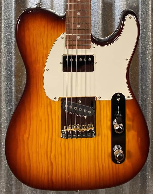 G&L USA Fullerton Deluxe ASAT Classic Bluesboy Old School Tobacco Sunburst Guitar & Bag Blem #9094 image 1
