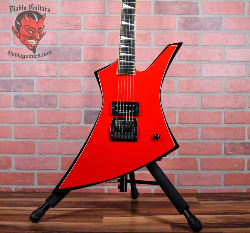 Jackson USA Marty Friedman Signature Kelly KE1MF 1998 Ferrari Red w/Black Bevels w/Jackson TSA Case image 1