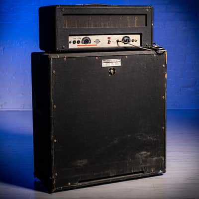 Hiwatt DR103 Head and SE4123 Cabinet WISHBONE ASH 1970s - Black image 8