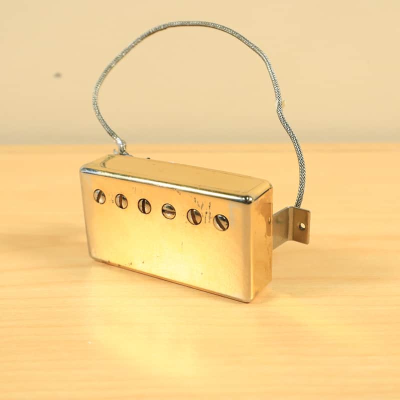 Gibson USA 490R Guitar Humbucker Pickup Neck Gold 8.04ohms Patina image 1
