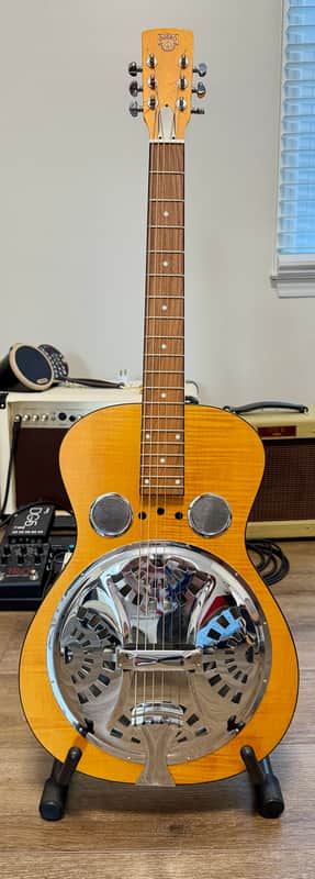 Epiphone Dobro Hound Dog Deluxe Roundneck 2009 - Present - Vintage Brown image 1