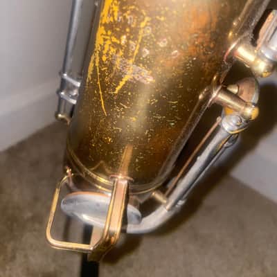 Vintage buescher Aristocrat series III Tenor saxophone, post Big G SN359090 image 11