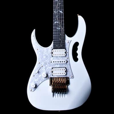 Used Ibanez JEM7VWHL Steve Vai Signature - Left Handed Electric Guitar in White image 2