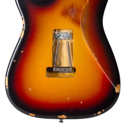 New EVH Limited Edition Relic Series Frankenstein "Frankie" Vintage Sunburst #EVH2114799 image 4