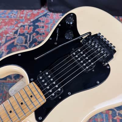 1985 Fender Boxer Stratocaster Model ST-555 w/System I Trem - Vintage White image 10