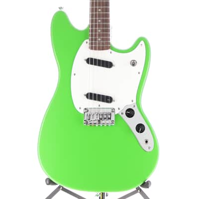 Immagine Squier Sonic Mustang, Lime Green, White Pickguard, Professional Setup (RP) - 1